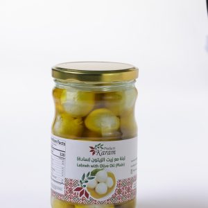 Labneh with oil (plain) - (لبنة كرات مع زيت الزيتون (ساده